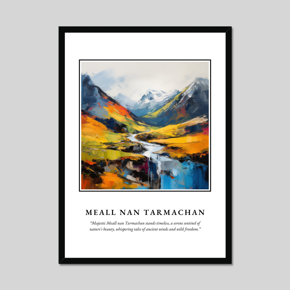 Poster in a black frame