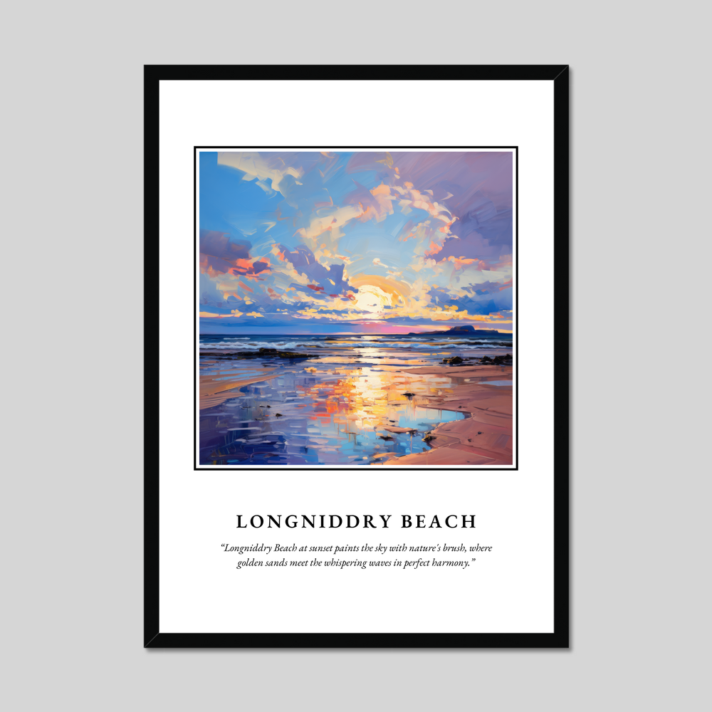 Poster in a black frame