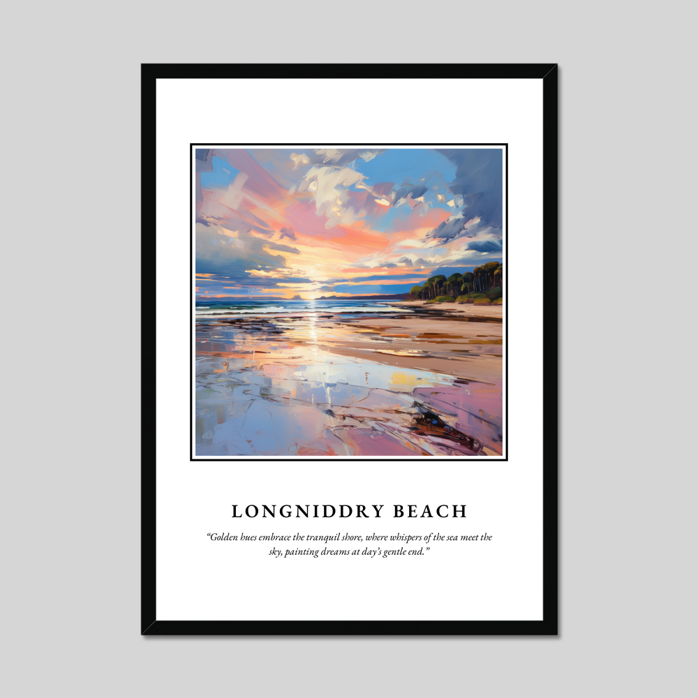 Poster in a black frame