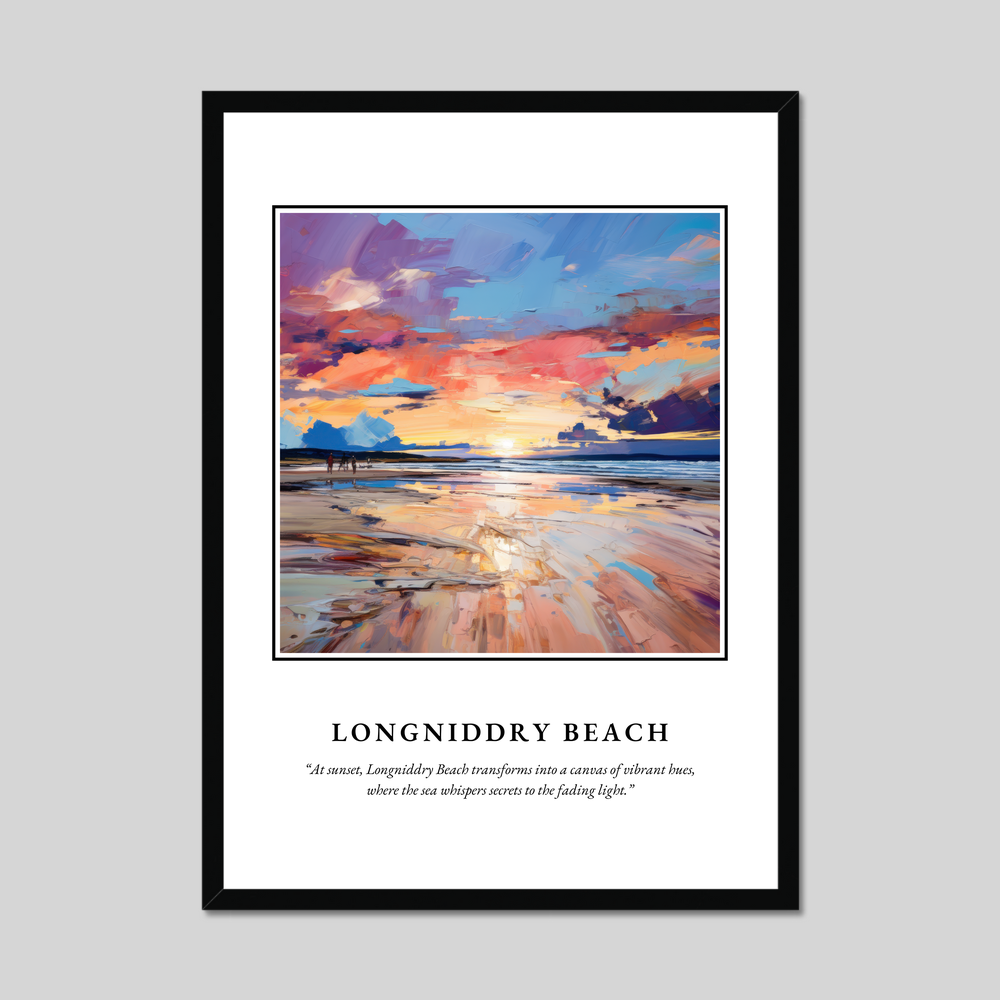 Poster in a black frame