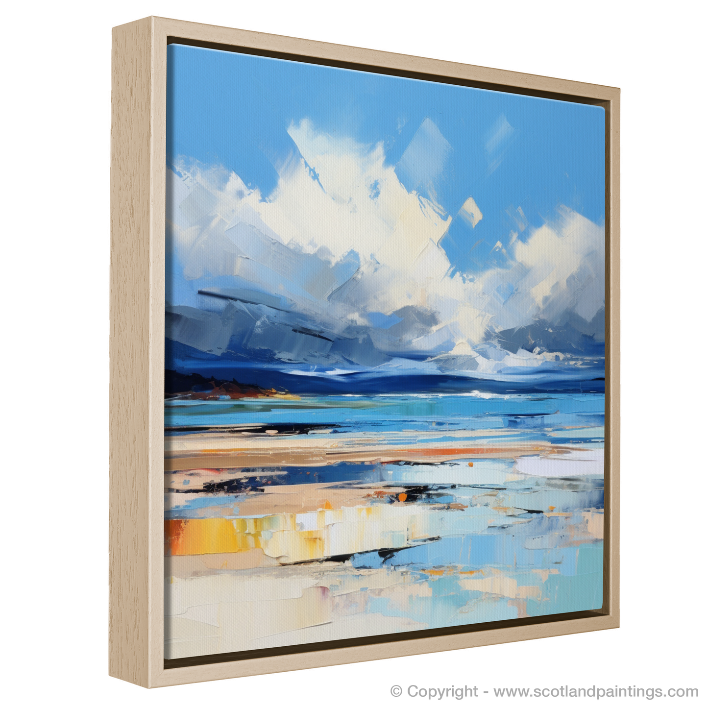 Painting and Art Print of Nairn Beach, Nairn entitled "Wild Rhythms of Nairn Beach".