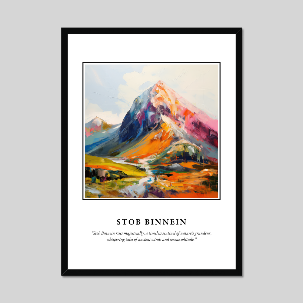 Poster in a black frame