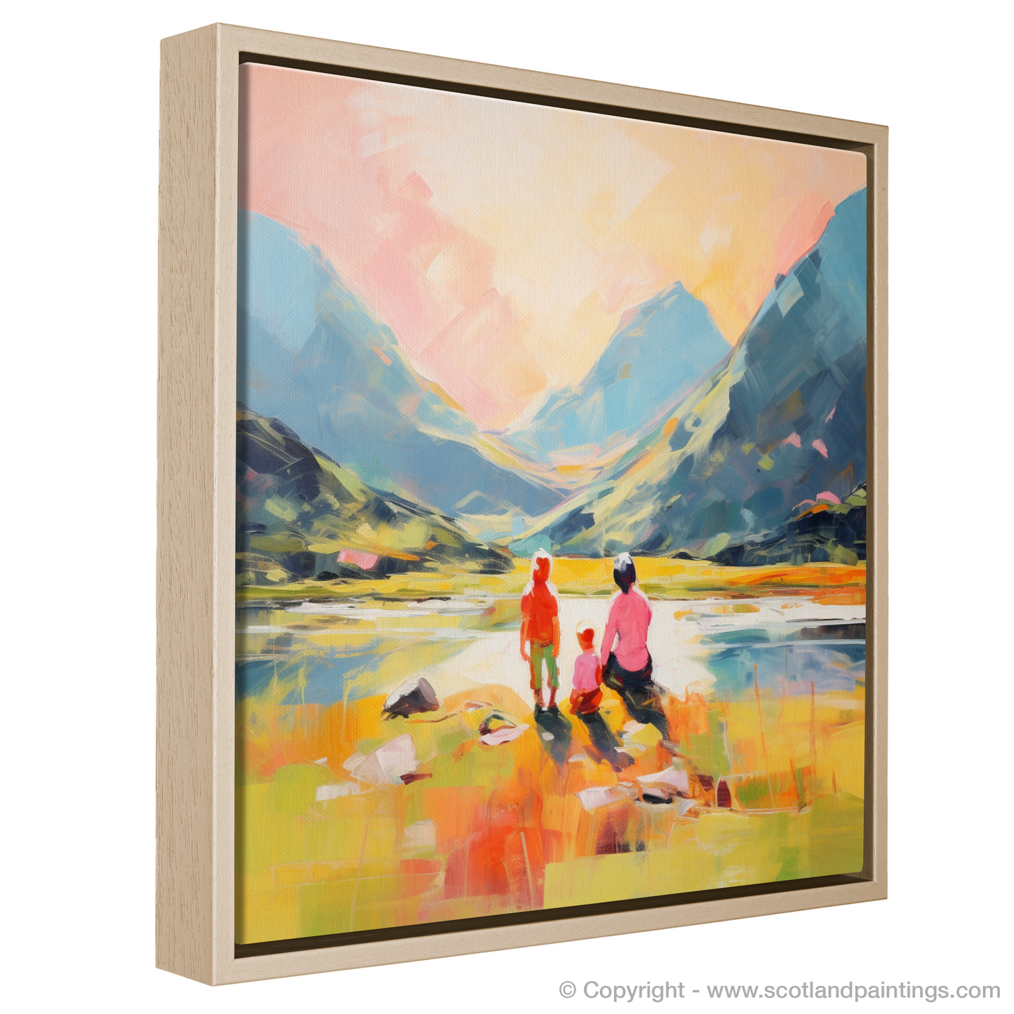 Family Embrace in Summer Glencoe