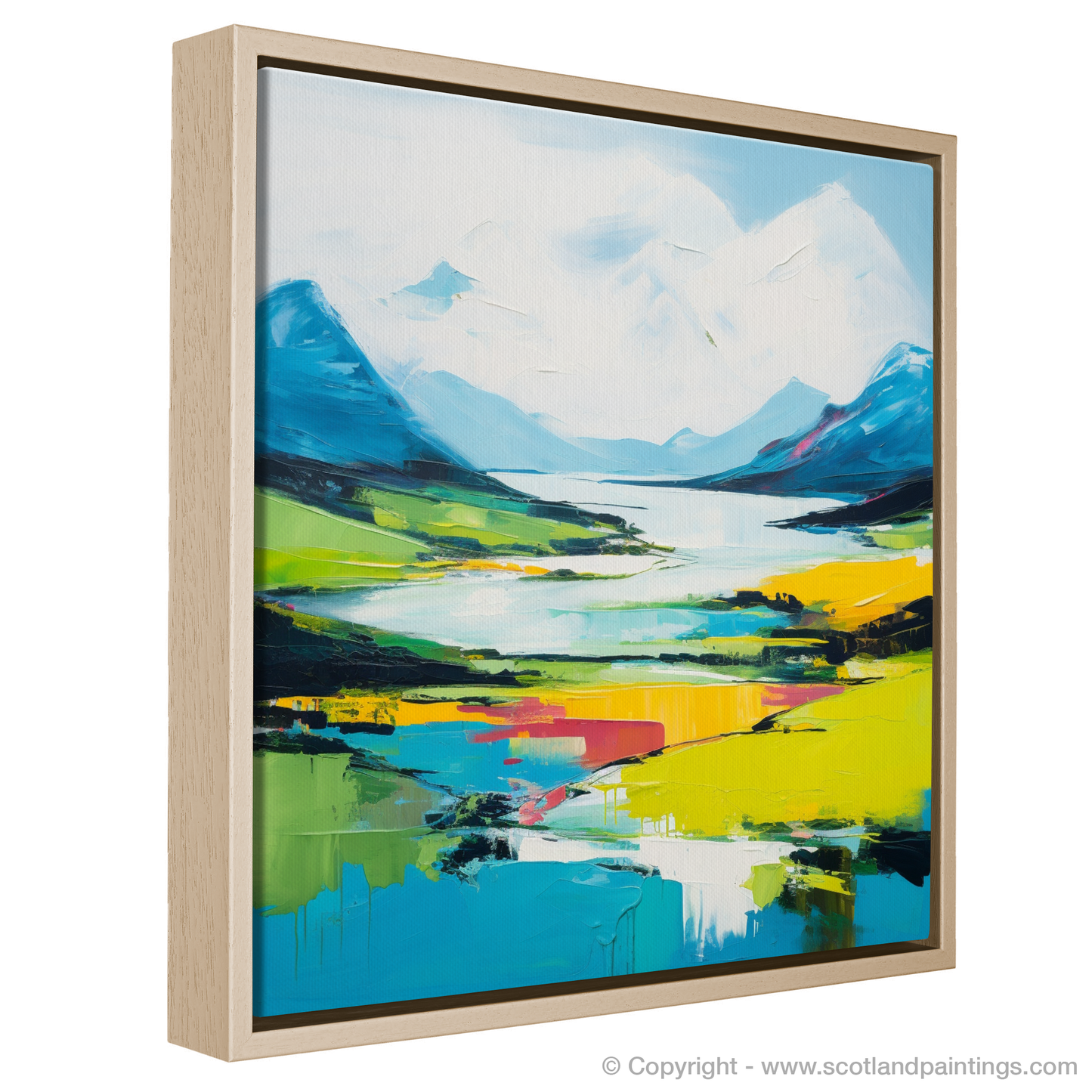 Highland Pulse: An Abstract Ode to Loch Leven's Summer Splendour