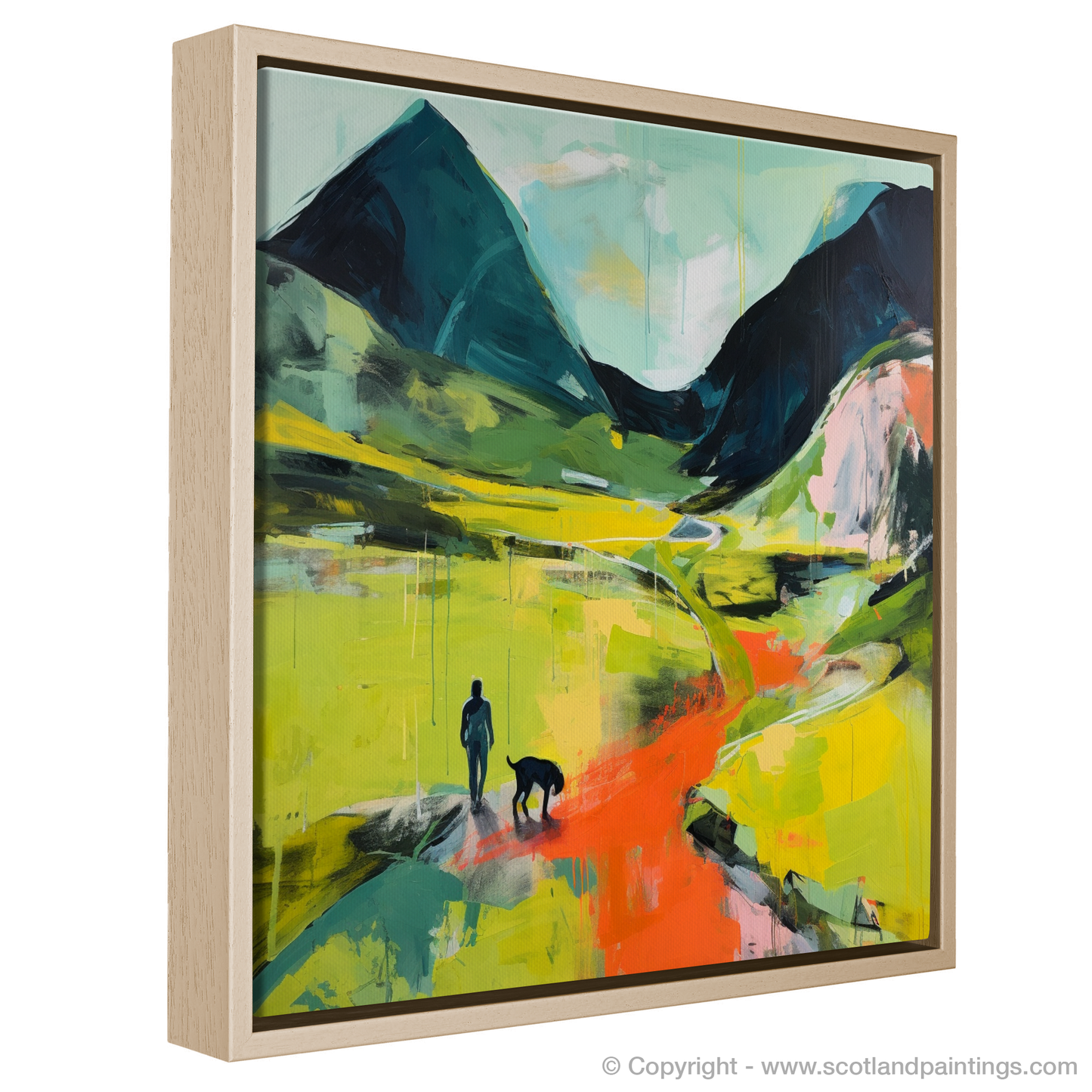 Summer Stroll in Glencoe Highlands with Man's Best Friend