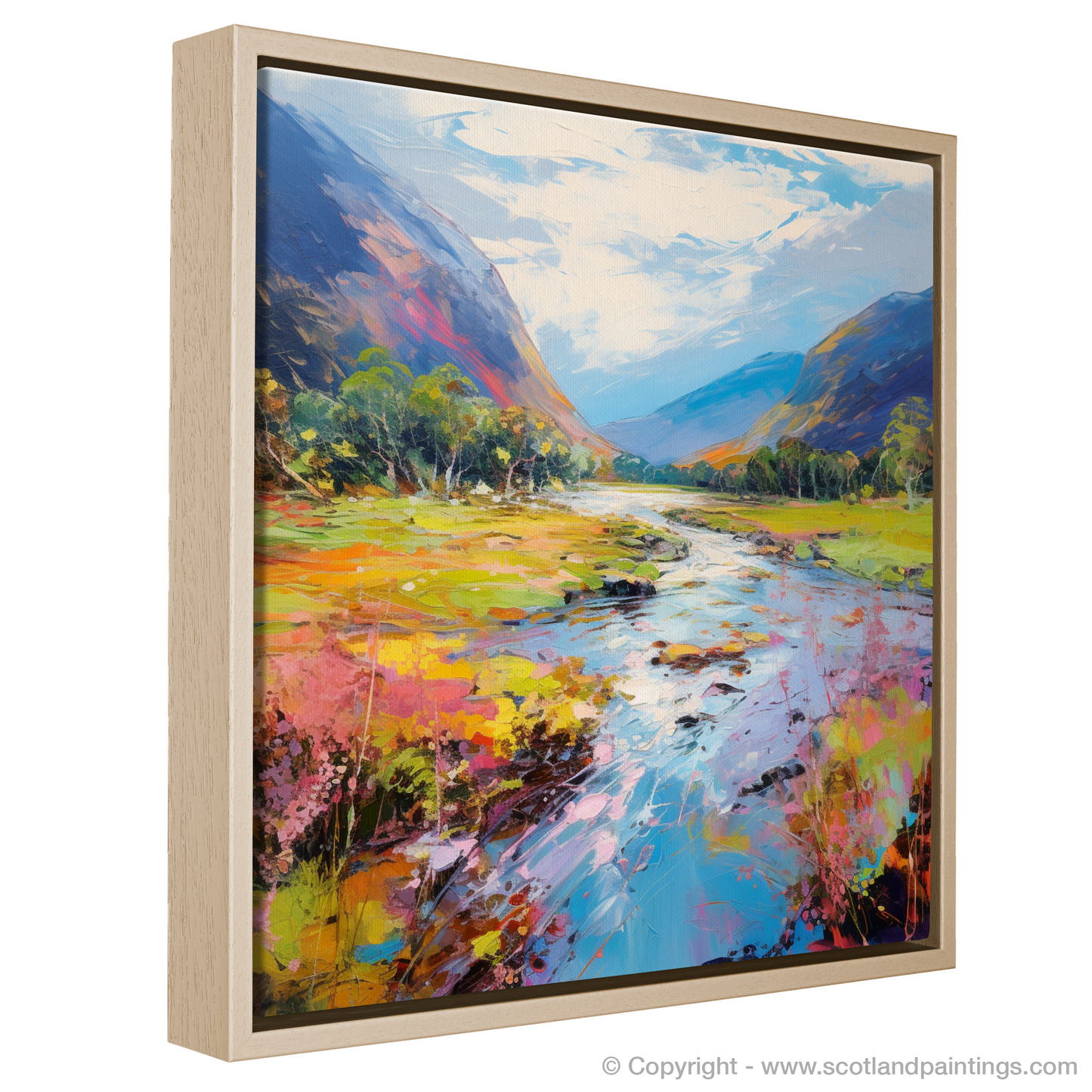 Highland Summer Reverie: The Vibrant Essence of River Coe