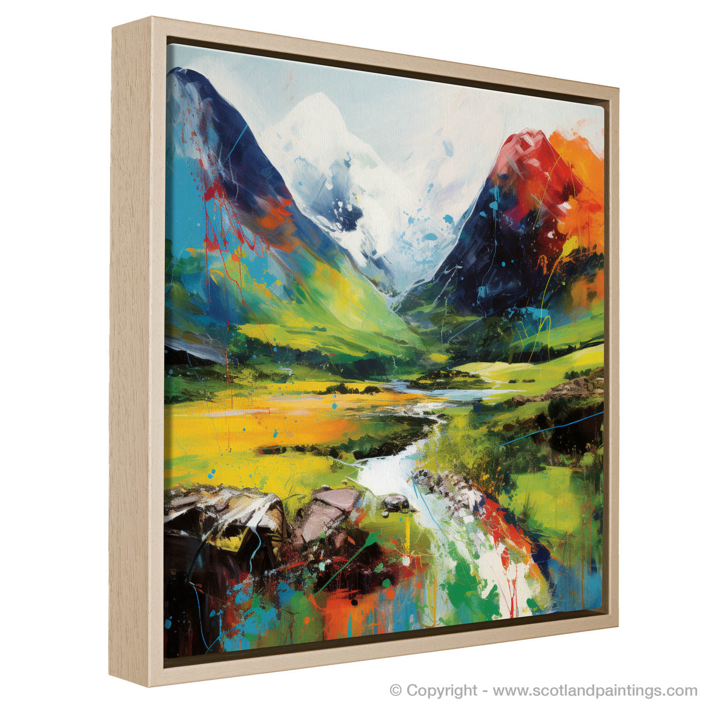 Highland Symphony: An Abstract Journey through Glen Nevis in Summer