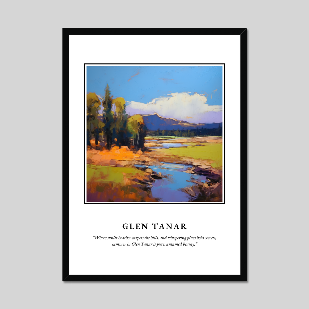 Poster in a black frame