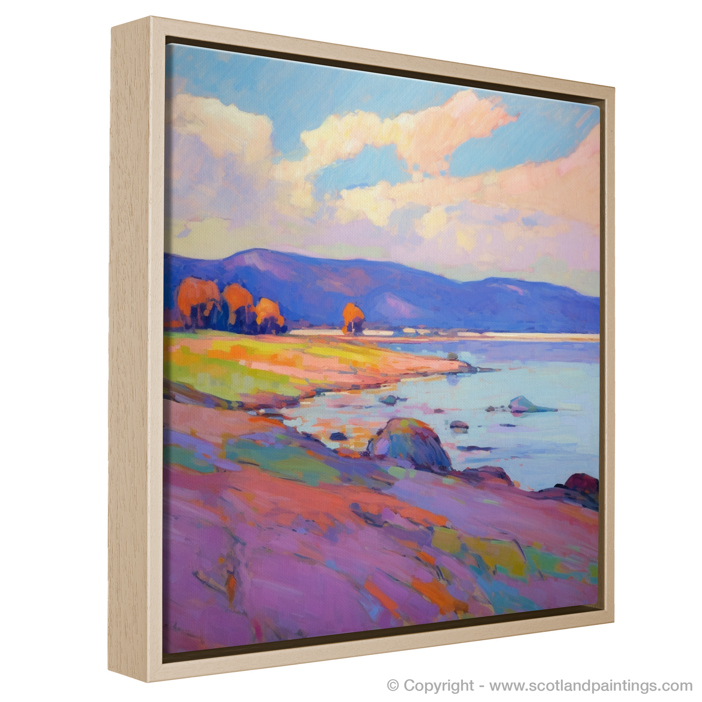 Longniddry Beach Serenity: An Impressionist Homage to Scottish Shores