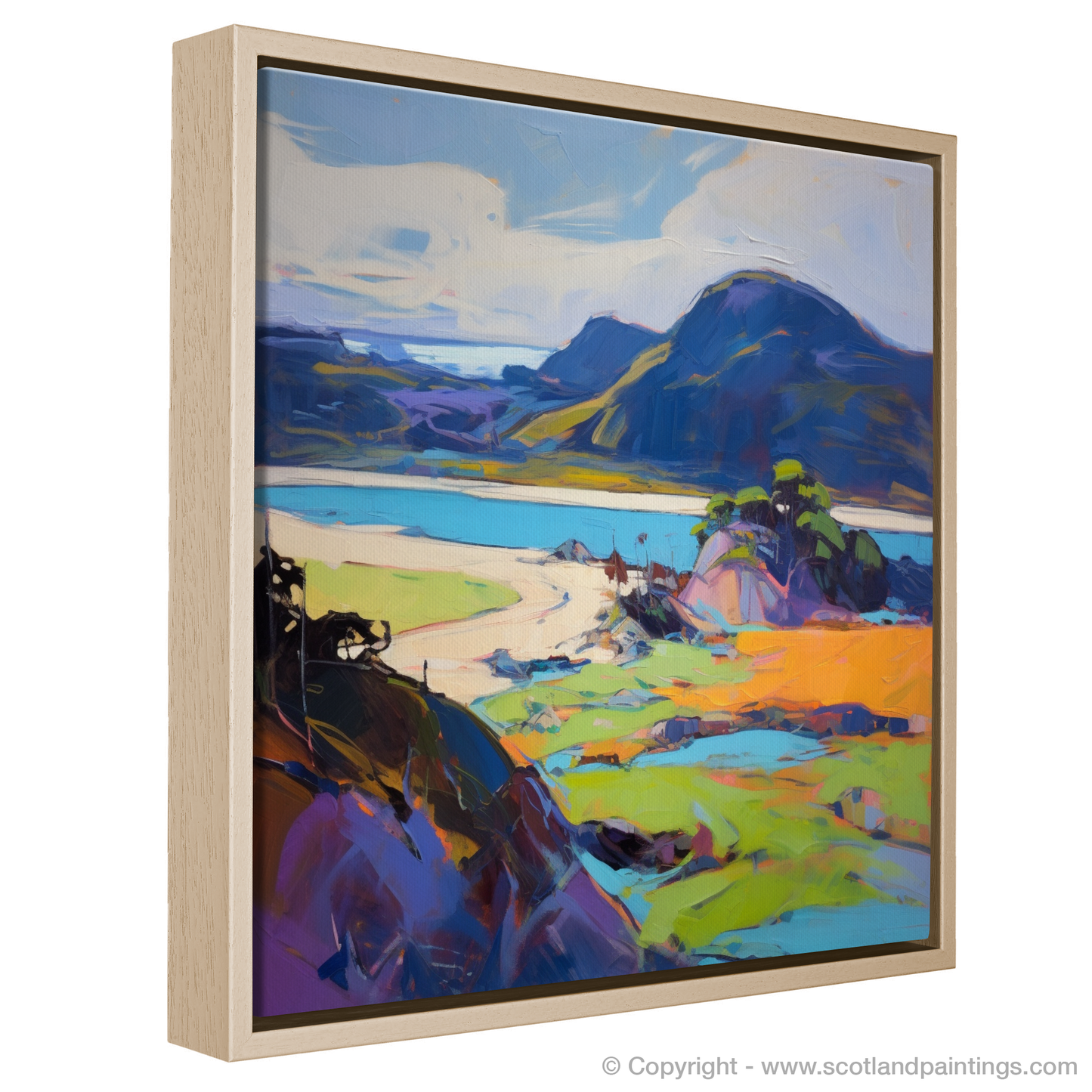 Kiloran Bay Embrace: An Expressionist Ode to Scottish Beaches