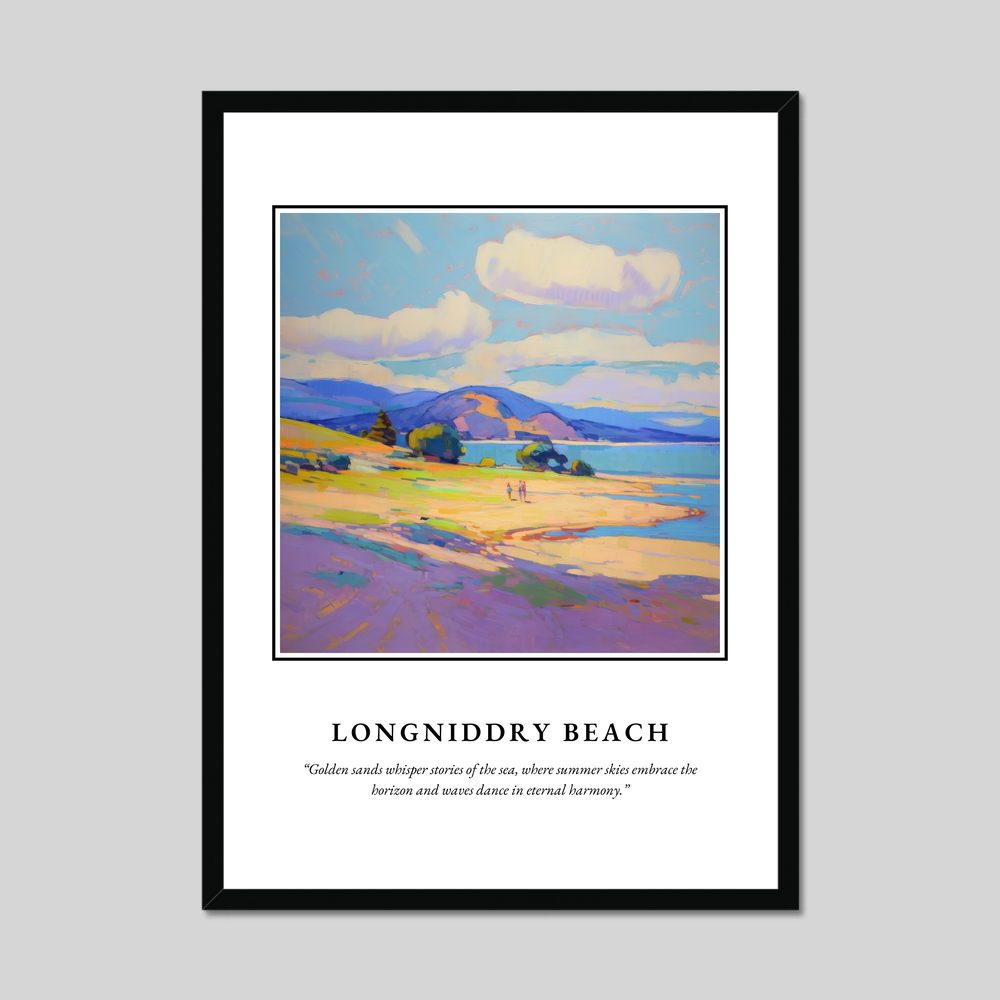 Poster in a black frame