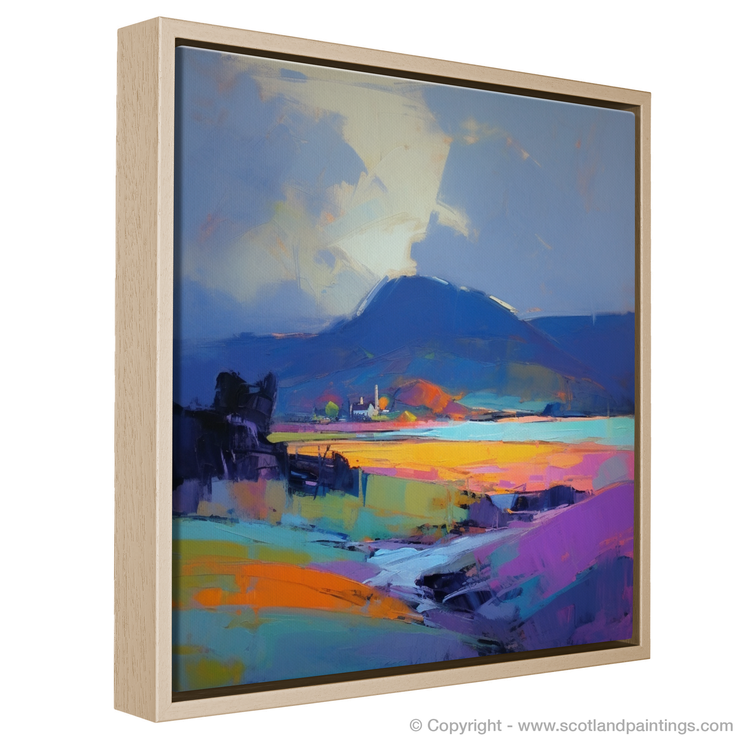 Storm over Sound of Iona: An Expressionist Ode to Scottish Coves