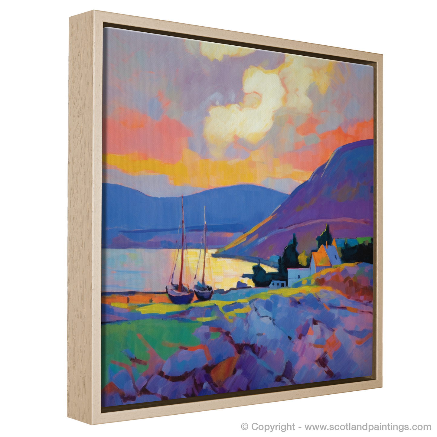 Stormy Dance over Cromarty Harbour