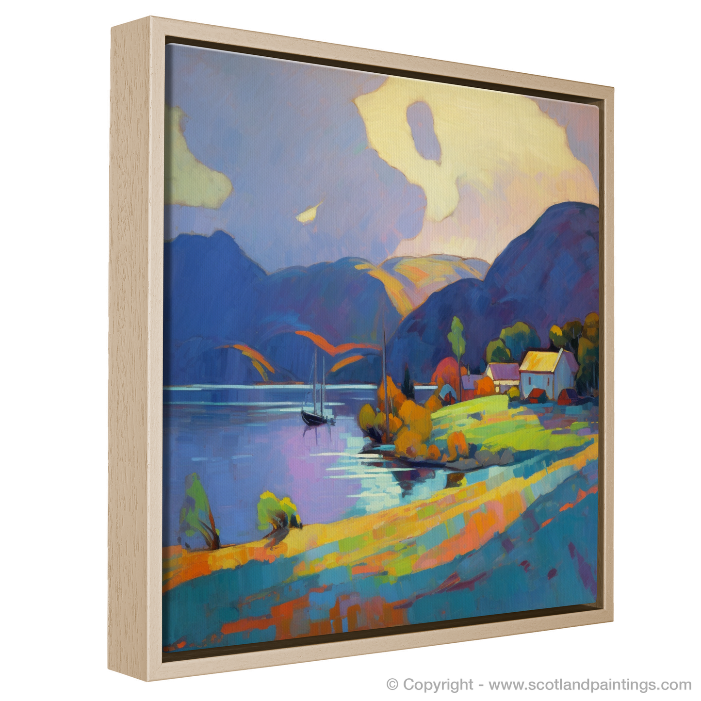 Storm over Plockton Harbour: An Impressionist Homage