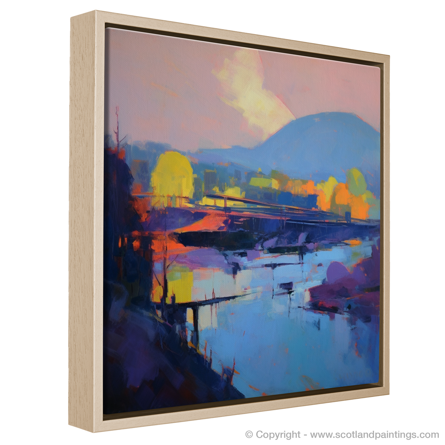 Twilight Embrace on the River Clyde