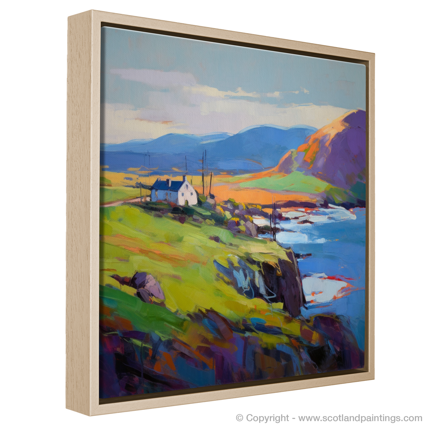 Shetland Summer Splendour: An Expressionist Ode to Scotland's Northern Isles