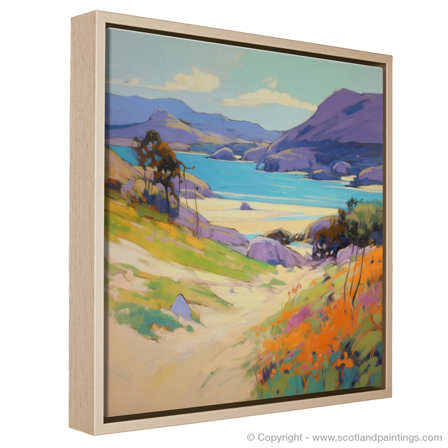 Achmelvich Beach Elegance: An Art Nouveau Tribute