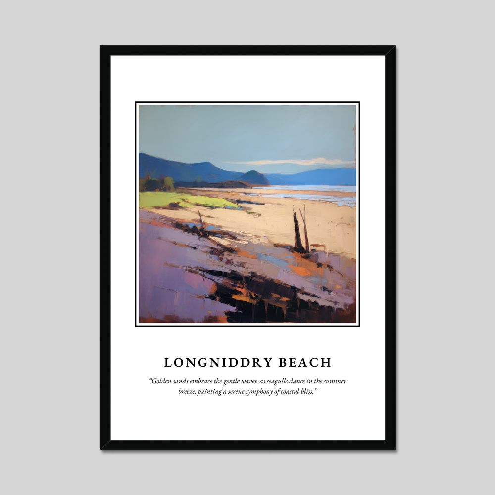 Poster in a black frame