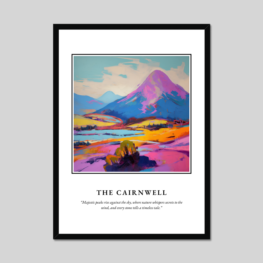 Poster in a black frame