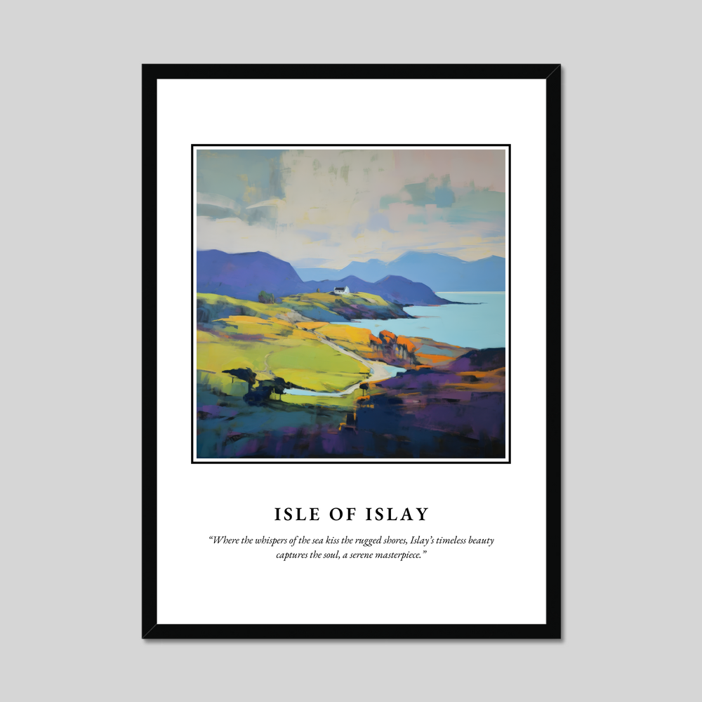 Poster in a black frame