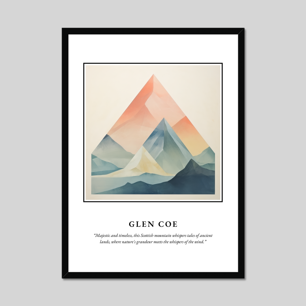 Poster in a black frame