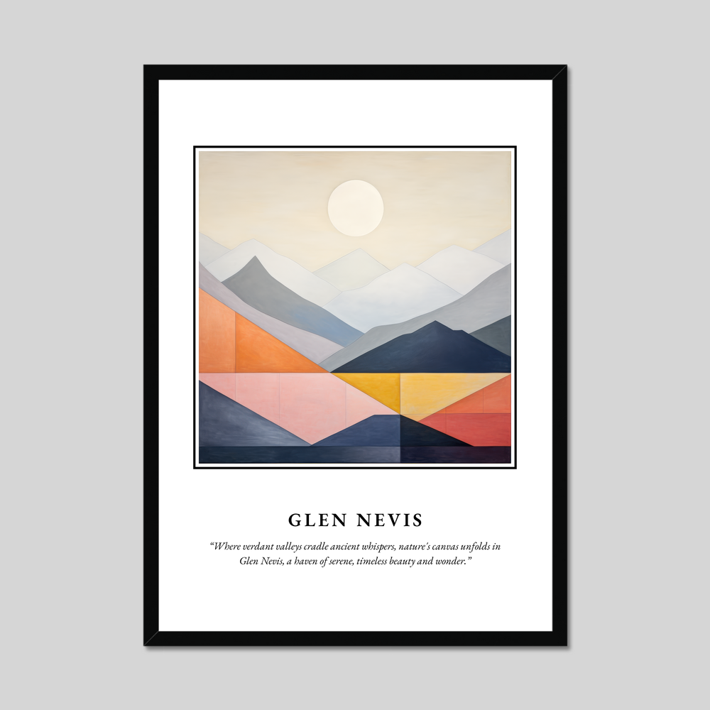 Poster in a black frame