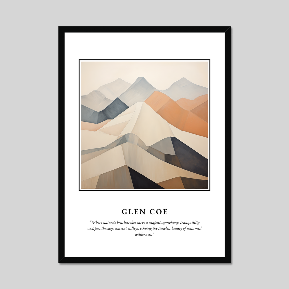 Poster in a black frame