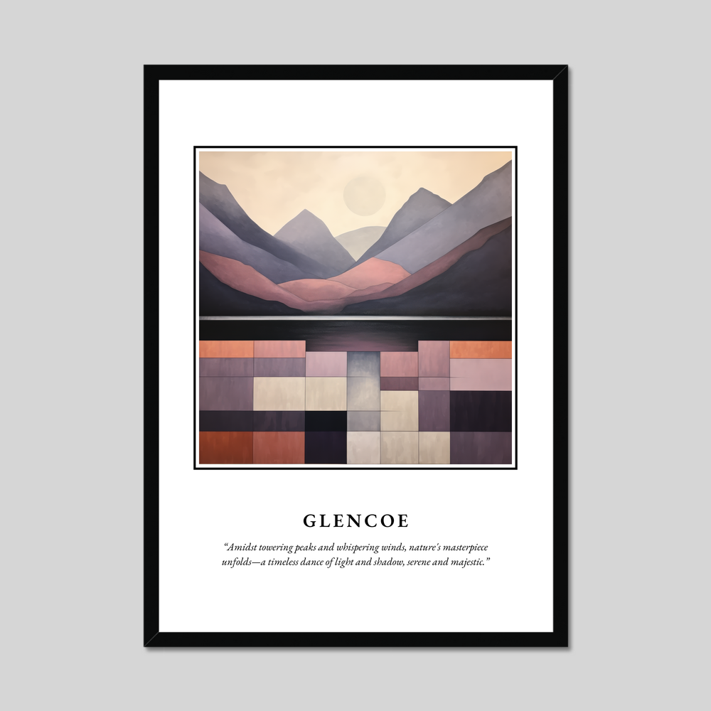 Poster in a black frame