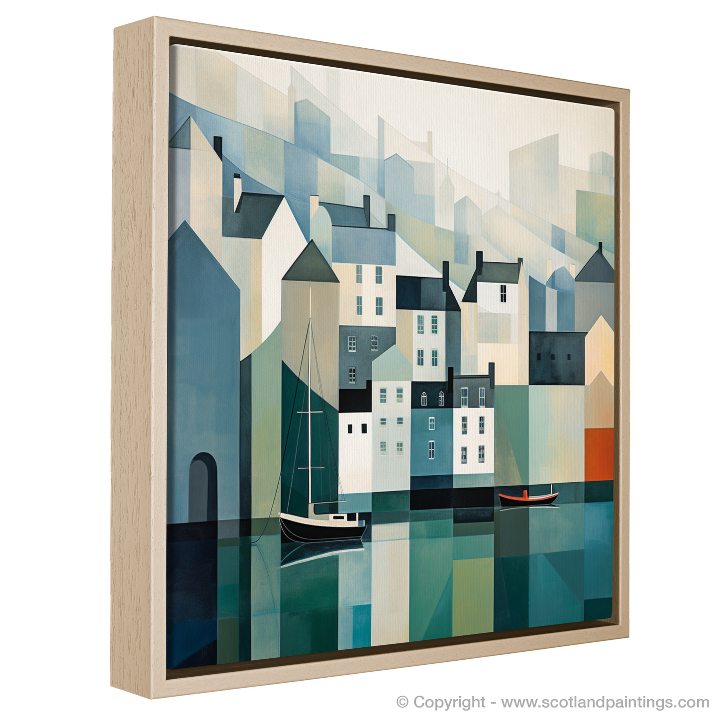 Serenity of Portree Harbour: A Minimalist Masterpiece