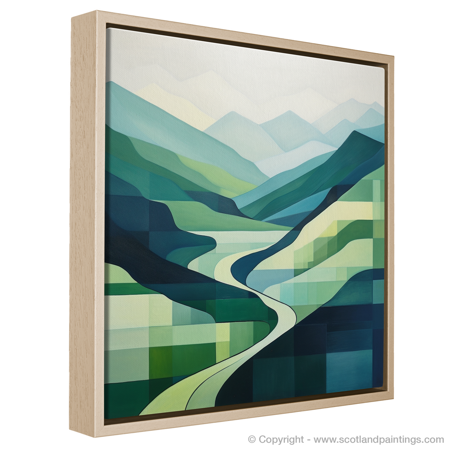 Minimalist Scottish Glen: A Journey Through Serene Highlands