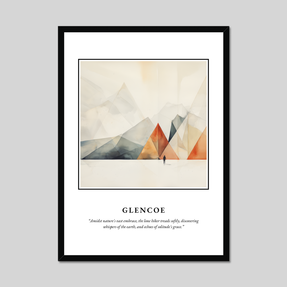 Poster in a black frame