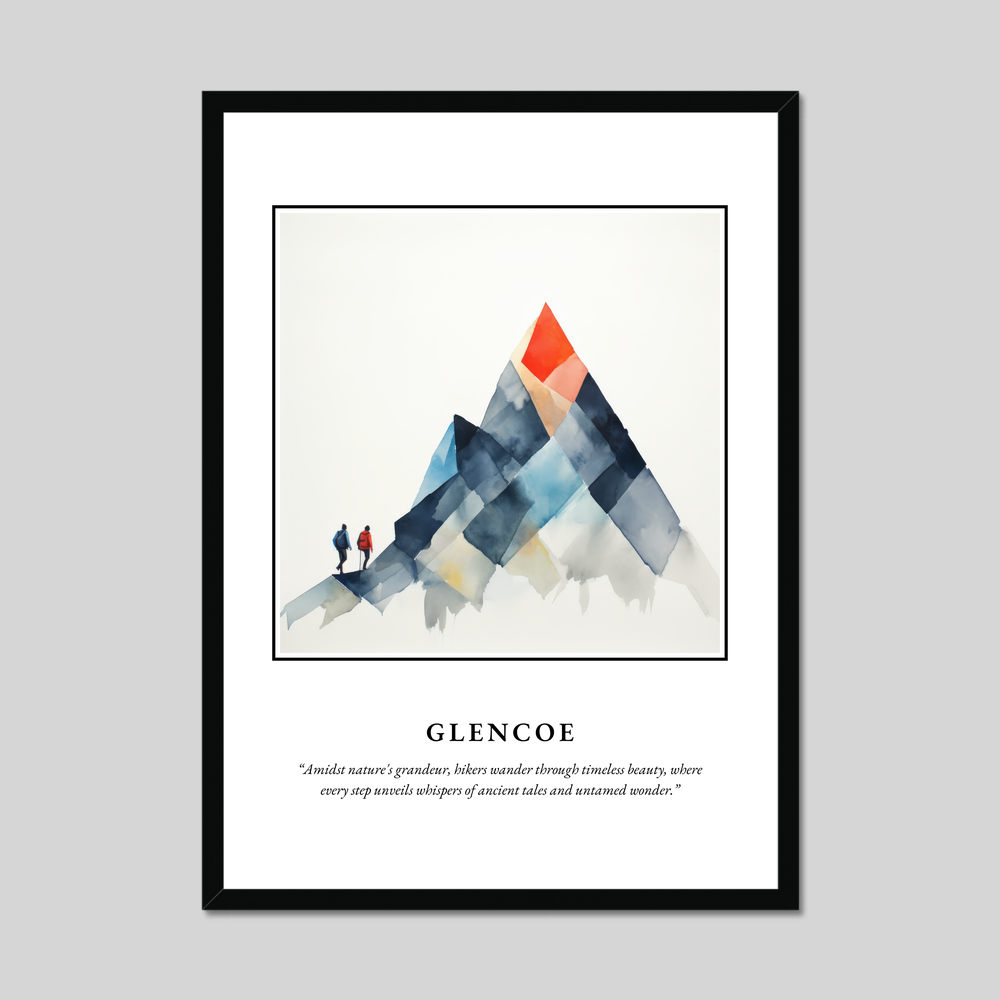 Poster in a black frame