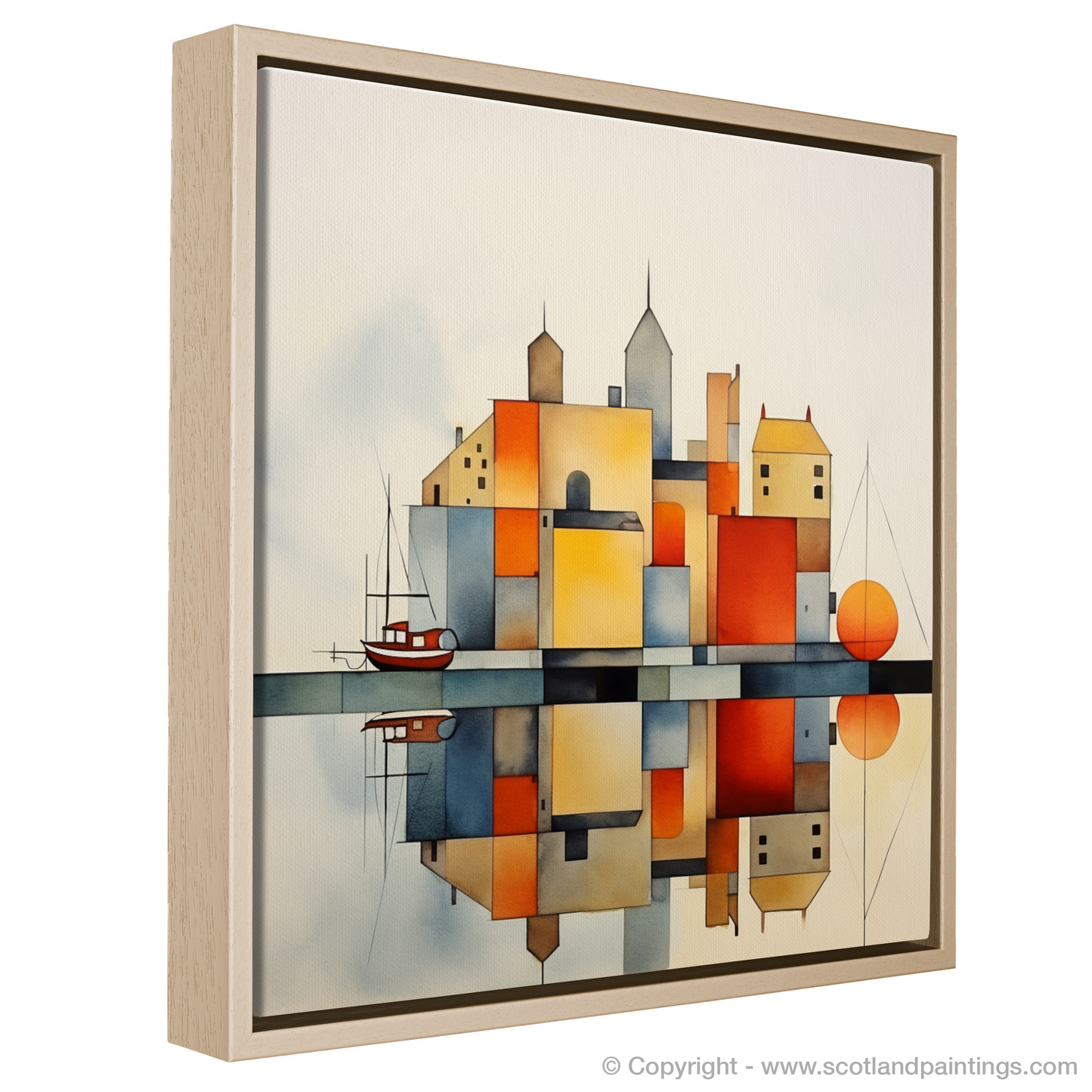 Kirkwall Harbour's Quietude: A Minimalist Reflection