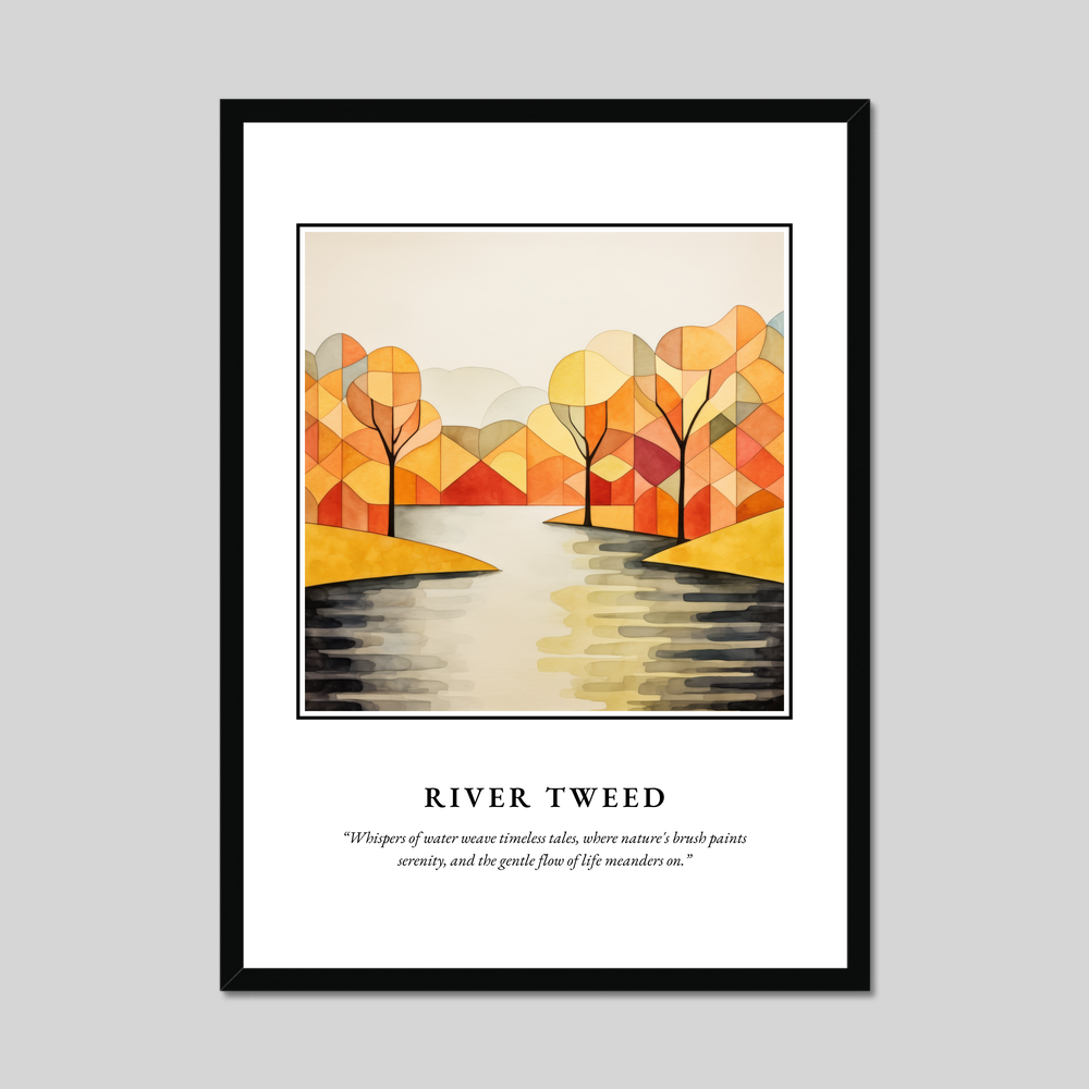 Poster in a black frame