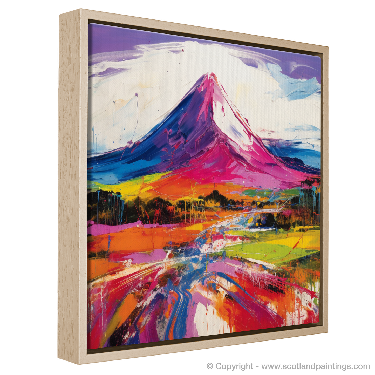 Schiehallion Reimagined: An Abstract Impressionist Ode to the Fairy Hill