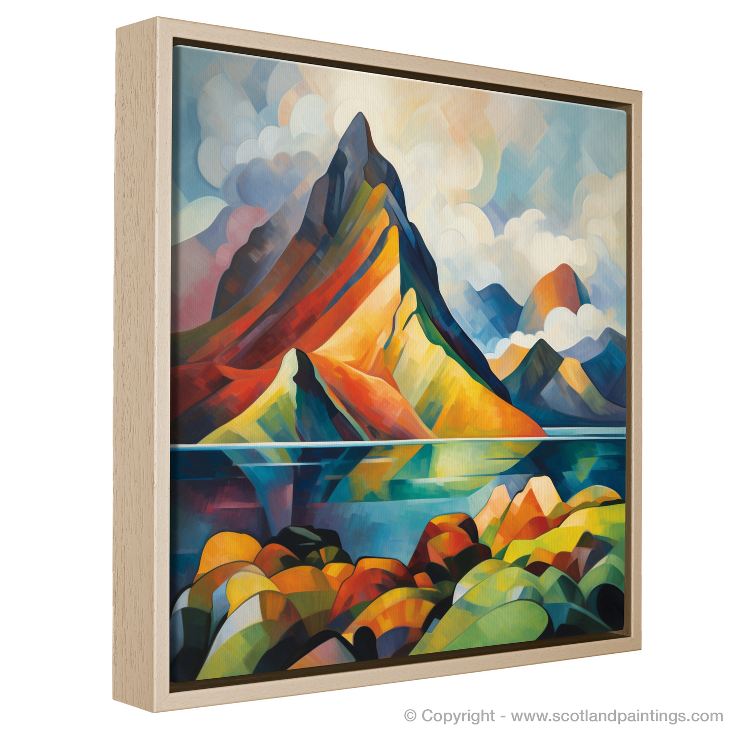 Abstract Sgurr Alasdair: A Kaleidoscope of Highland Grandeur