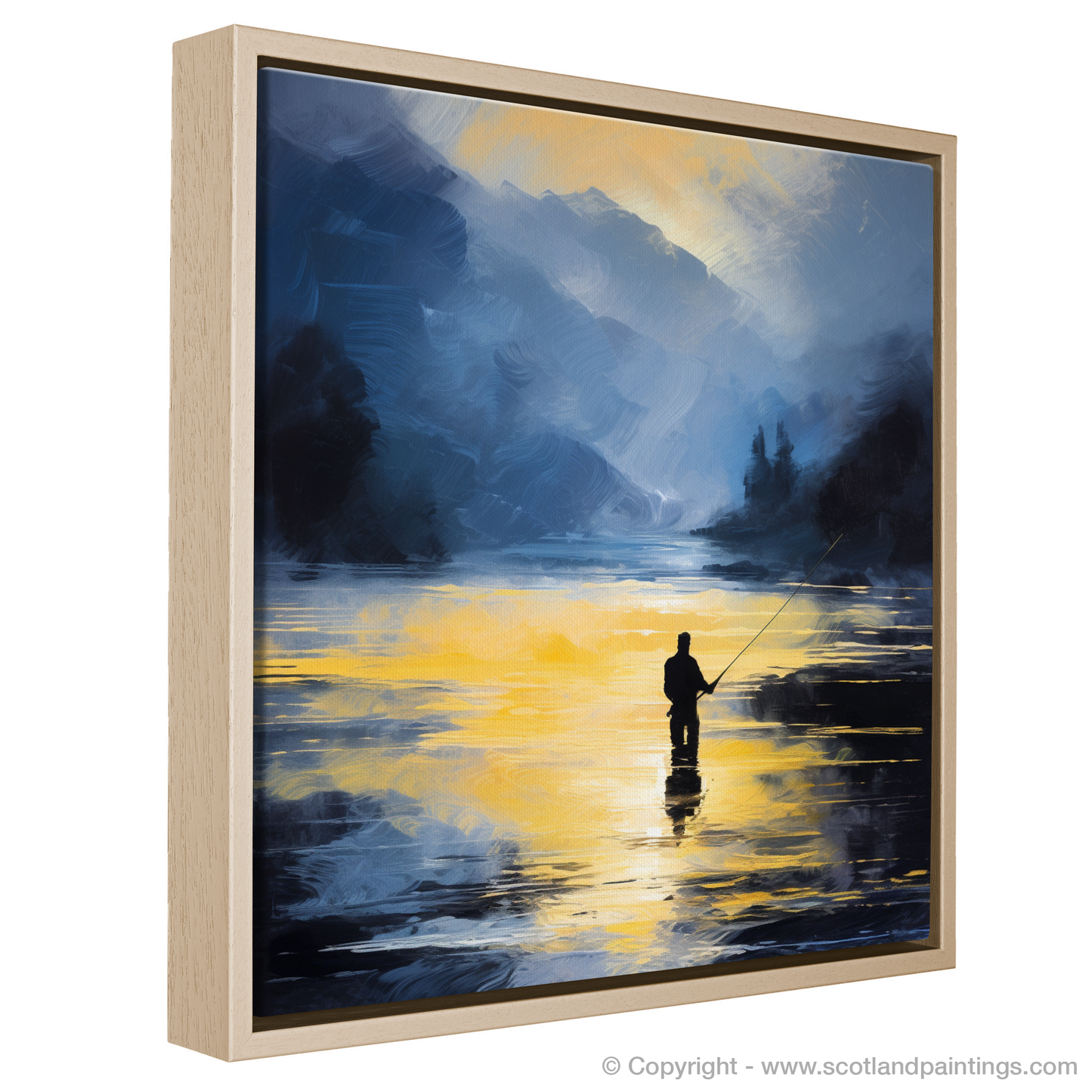 Dawn's Embrace on the River Tay: An Abstract Fly Fishing Odyssey