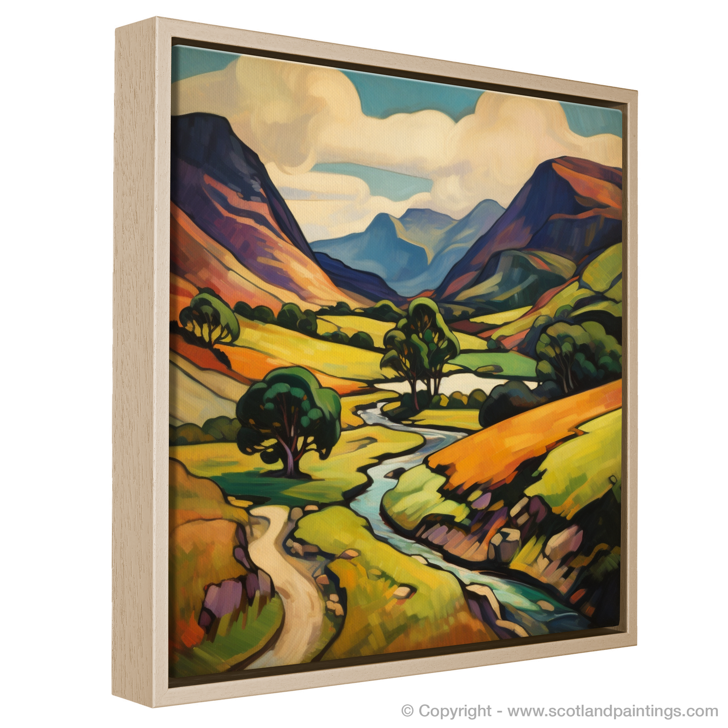 Wild Heart of Glen Doll: A Fauvist Ode to Scotland's Rugged Beauty