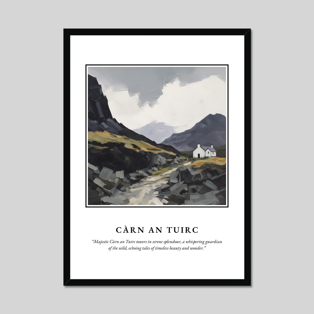 Poster in a black frame