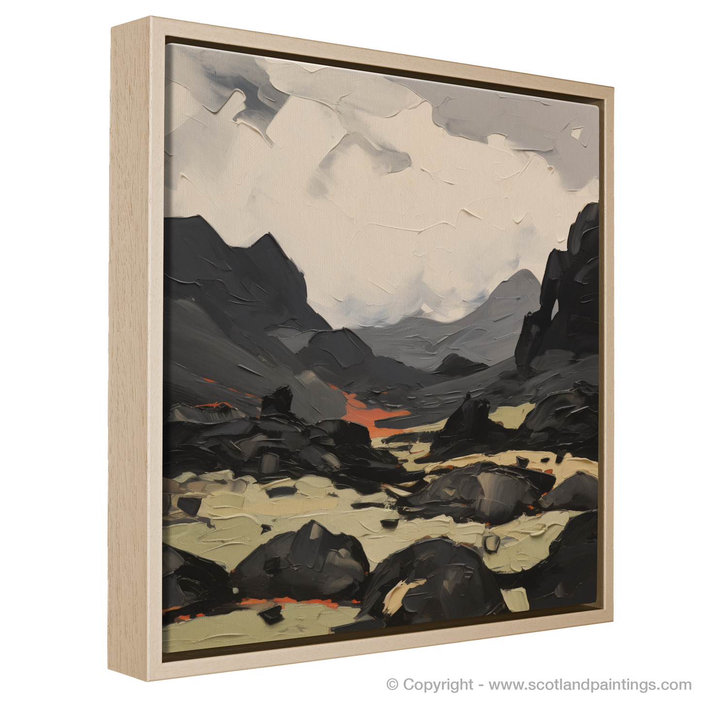 Painting and Art Print of Càrn an Tuirc entitled "Majesty of the Scottish Munros: A Carn an Tuirc Expression".