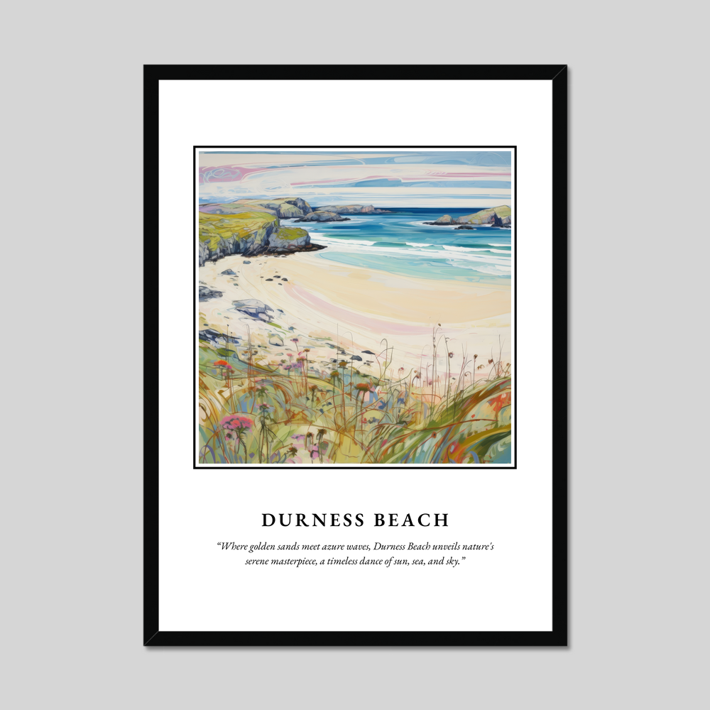 Poster in a black frame