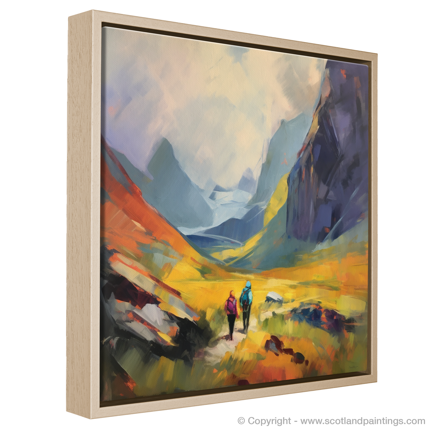 Venture into the Wild: A Colour Field Tribute to Glencoe Hikers