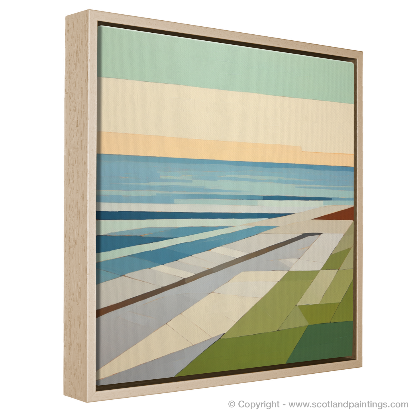 Gullane Beach at Golden Hour: A Minimalist Ode to Serenity