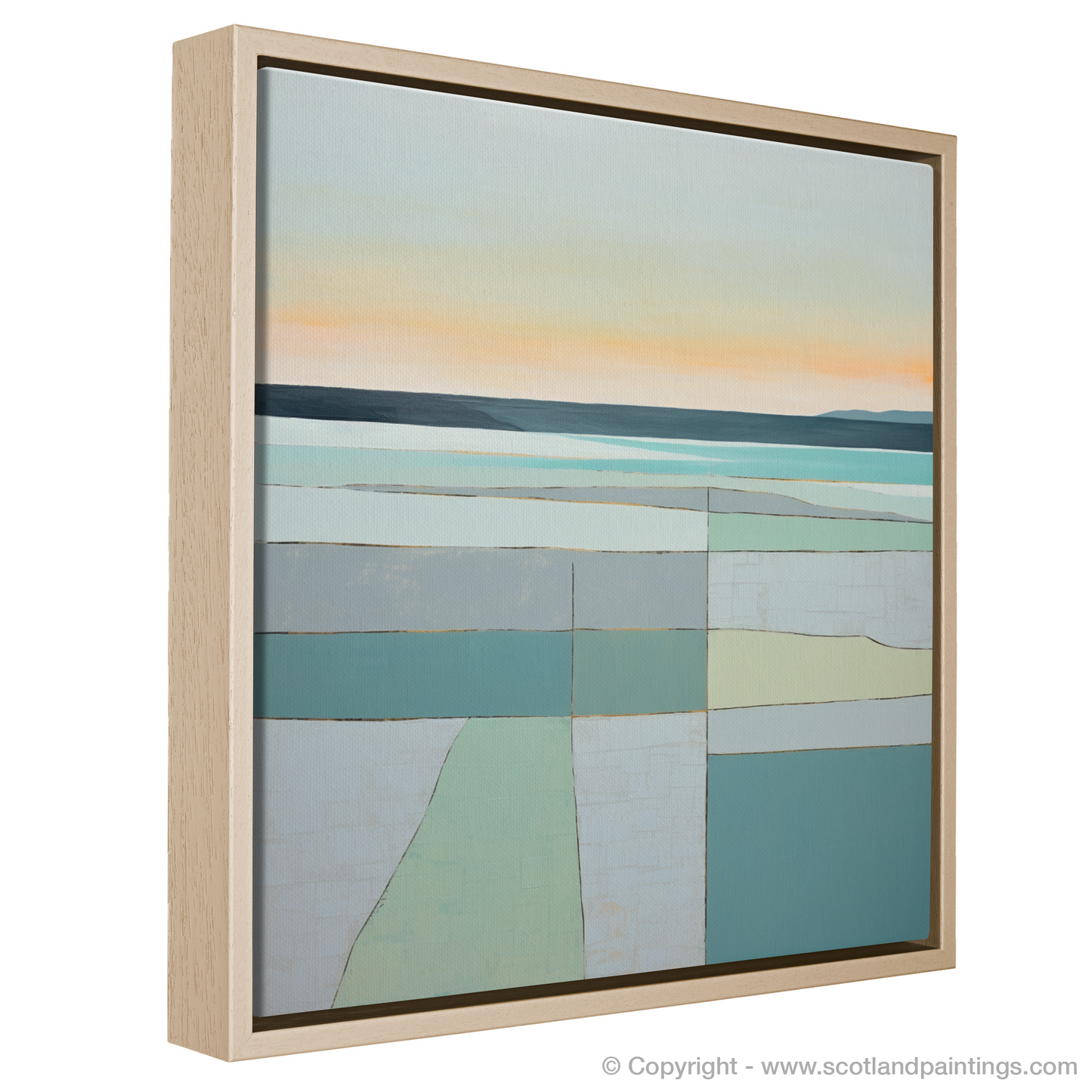 Golden Hour Serenity: A Minimalist Tribute to Balmedie Beach