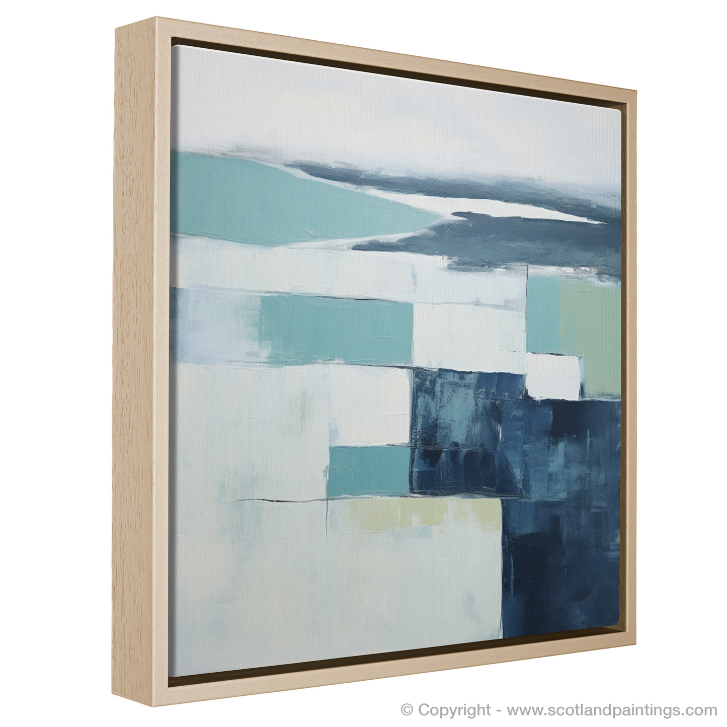 Aberdeenshire Serenity: The Essence of River Dee in Minimalist Art