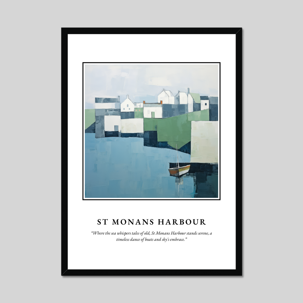 Poster in a black frame