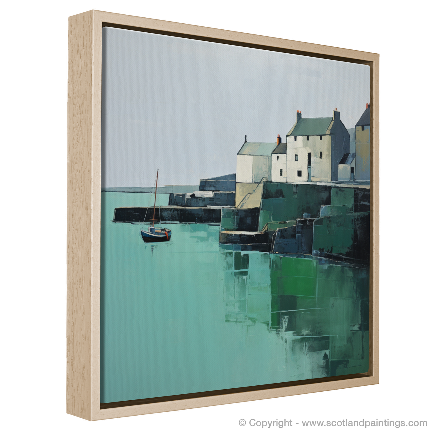 Serenity of St Monans Harbour: A Minimalist Coastal Symphony