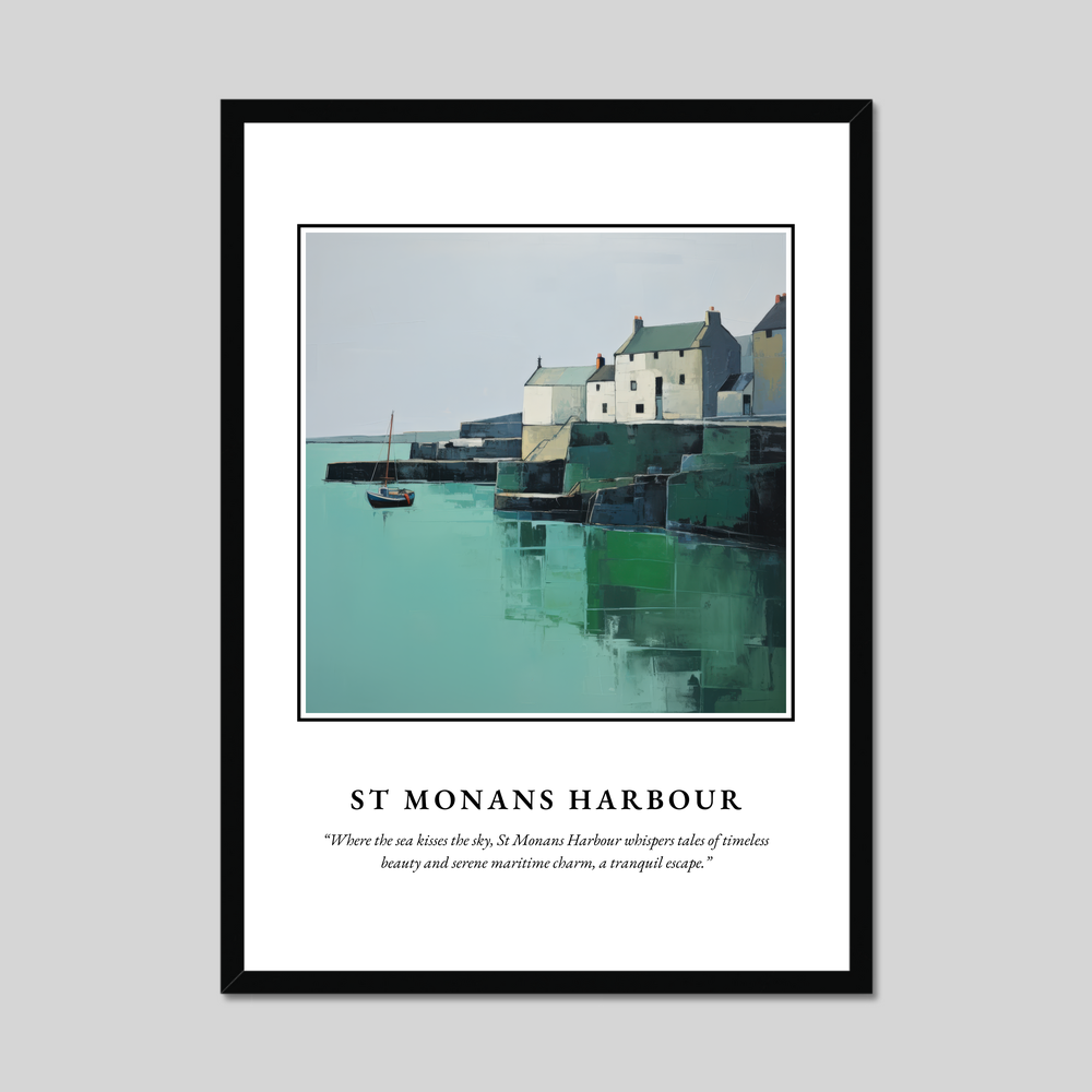 Poster in a black frame