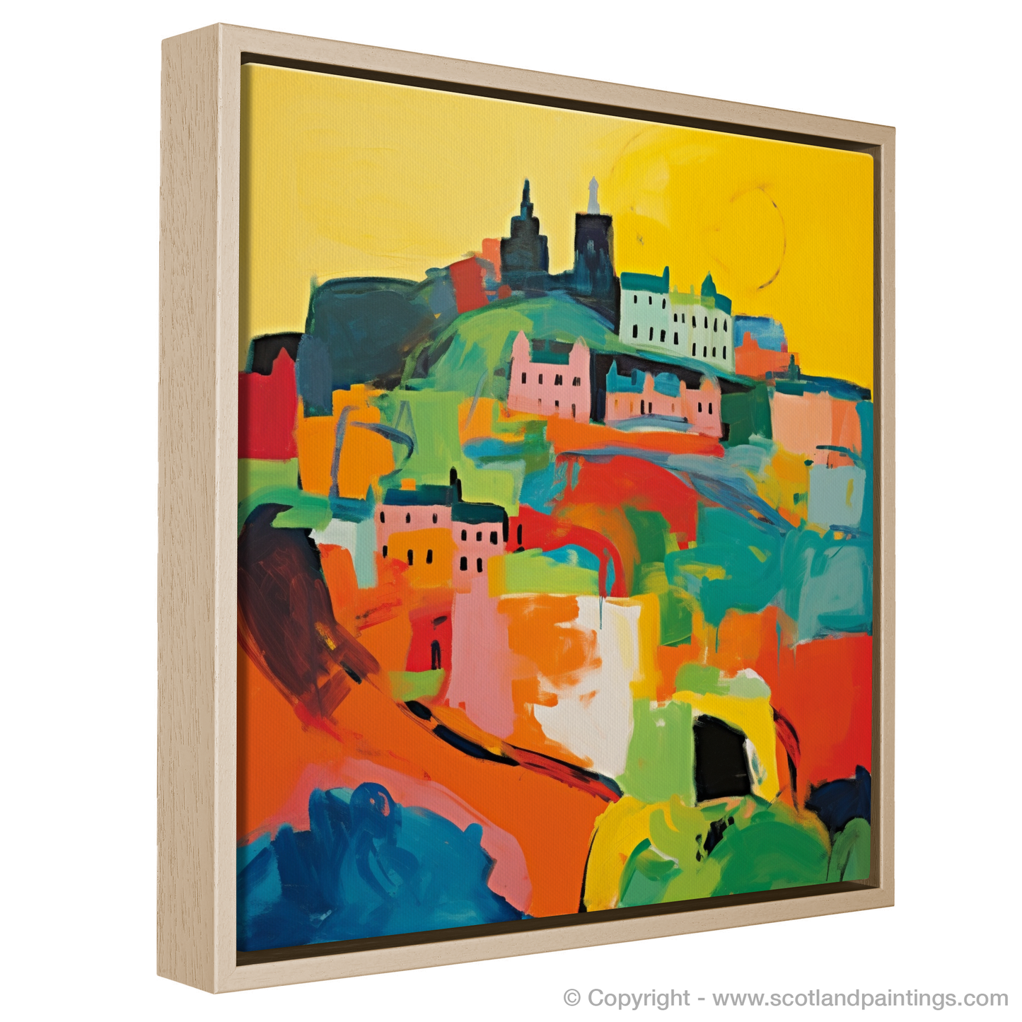 Edinburgh Reimagined: An Abstract Ode to the City's Spirit