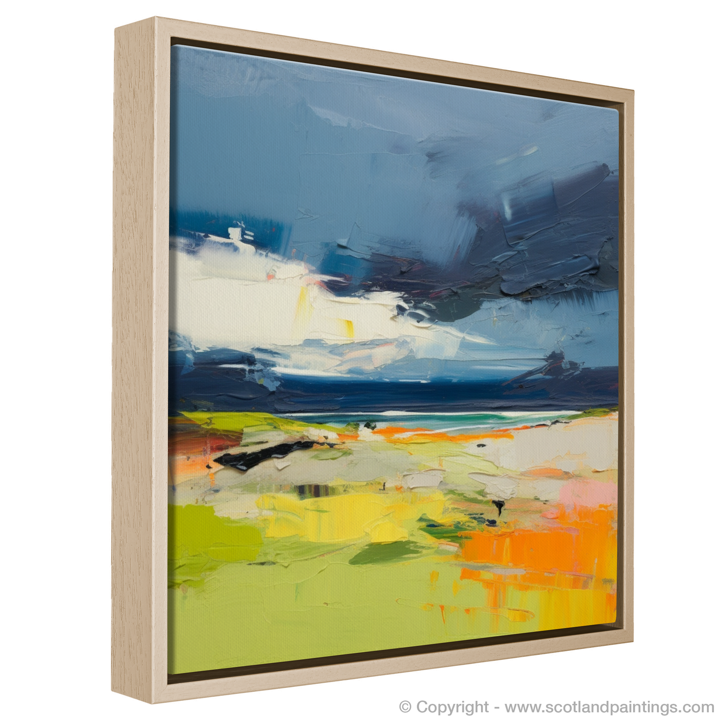 Tempestuous Tranquility: A Camusdarach Beach Abstract